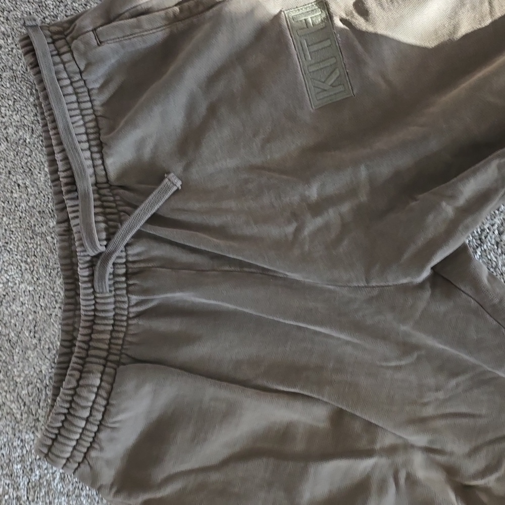 Kith Taupe Textured Joggers New Without Tags XL - Picture 9 of 9